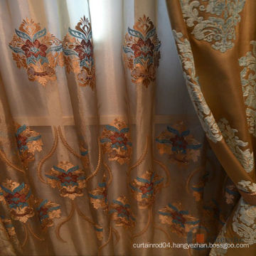 Luxurious ready made curtain/china indian curtain fabric